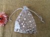 100Pcs Silver Star Drawstring Jewelry Gift Pouches 17x14cm 100Pcs Silver Star Drawstring Jewelry Gift Pouches 17x14cm