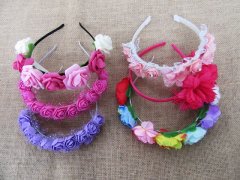 1Pc Floral Etc Headpiece Hair Garland Wreath Flower Randomly