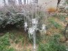 1Pc 5-Heads Tall Crystal Candle Holder Candelabra 95cm High