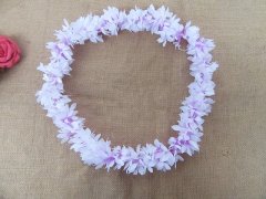 12Pcs Green or Purple Hawaiian Dress Party Flower Leis/Lei Petal