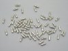 500 Shiny Metal Tube Spacer Beads Jewelry Finding
