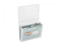 7Pcs Clear Plastic Expanding File - 13 Pockets 7Pcs Clear Plastic Expanding File - 13 Pockets