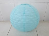 10Pcs New Plain Blue Paper Lantern Wedding Favor 30cm