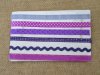 20Sheets X 6Pcs Purple Adhesive Printed Ribbon Craft Trim 20Sheets X 6Pcs Purple Adhesive Printed Ribbon Craft Trim