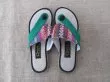 1Pr Green Hemp Cotton Female Sandals Flip-Flops Slippers