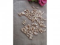 250g (615Pcs) Yellow Gold Teardrop Simulate Pearl Beads Loose Be