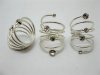 100 Fashion Spiral Ring with Rhinestone 16mm Dia. 100 Fashion Spiral Ring with Rhinestone 16mm Dia.
