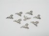 100 Pewter Bird Spacers Beads Jewellery finding ac-ea70
