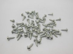 700Pcs Nickle Plated Cross Screw Nail 3x10mm
