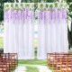 1X White Gauze Wedding Party Backdrop Curtain Drapes Background