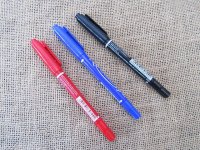 6Packs x 3Pcs Permanent Marker Pens Stationery Writing Tools w/B