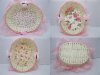 10X Fancy Handmade Oval Shape Paper Crochet Basket 10X Fancy Handmade Oval Shape Paper Crochet Basket