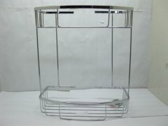 1X Stainless Steel High-Grade 2-Layer Cube Bath Rack 1X Stainless Steel High-Grade 2-Layer Cube Bath Rack