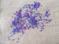 250Gram (Approx 10000Pcs) Bicone Beads Loose Beads Mixed Color -