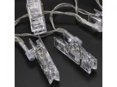 1X 2M 20Led Photo Clip Colorful Light Fairy Light Wedding String