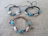 12Pcs Knitted Drawstring Bracelets Tortoise Gemstone Charms/Shel 12Pcs Knitted Drawstring Bracelets Tortoise Gemstone Charms/Shel
