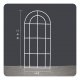 1Pc White Heavy Duty Large Wedding Garden Arch 2.2m High 1Pc White Heavy Duty Large Wedding Garden Arch 2.2m High