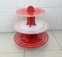12X Festive 3-Tier Paper Cupcake Stand Wedding Party Display 12X Festive 3-Tier Paper Cupcake Stand Wedding Party Display