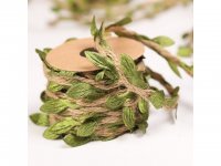 2Rolls X 10Meters Burlap Rope Hemp Cord Thread Jute String