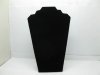 4X Black Velvet Mannequin Necklace Display Bust