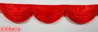 1Pc Hot Red 3M Swag Drape Stage Wedding Background