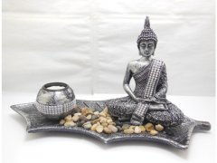 1X New Buddha Candle Holder For Decoration 1X New Buddha Candle Holder For Decoration