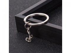 100 New Flat Round Split Keyring Key Rings 28mm Dia. 100 New Flat Round Split Keyring Key Rings 28mm Dia.