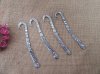 20Pcs Tibetan Silver Sporty Design Carved Hook Metal Bookmarks