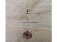 1X Metal 3-tier Jewelry Necklace Bracelet Display Rack