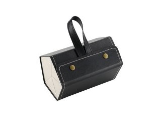 1Pc Black Hanging Sunglass Eyeglass Organizer Storage Case Box