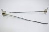 20 Metal Apple Pegboard Mesh Hooks 19.5cm long