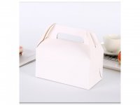 50Pcs White Gable Gift Boxes/Wedding Shower Gift Boxes