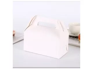 50Pcs White Gable Gift Boxes/Wedding Shower Gift Boxes