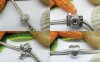 50Pcs Silver Plated European Thread Beads Assorted be-m13