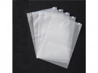 50Pcs Frosted Resealable Zip Lock Bag Plastic Bag 20x14.5cm