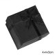 24 Black Ring Display Gift Box Ribbon Top 4x4cm