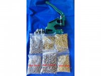 1X Heavy Duty Eyelet Press Setter Kits Include Eyelet Dies