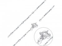 5X New Fashion Silver Bar Chain Necklace Jewelry