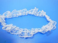 45 Yards White Lace Lacemaking Craft Trim 2cm Wide ac-ft26