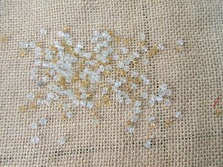 450g (6000Pcs) Bicone Faceted Crystal Glass Beads 4mm Mixed