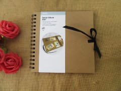 1Set Creative Kraft Spiral Album or Guest Book Scrapbooking DIY 1Set Creative Kraft Spiral Album or Guest Book Scrapbooking DIY