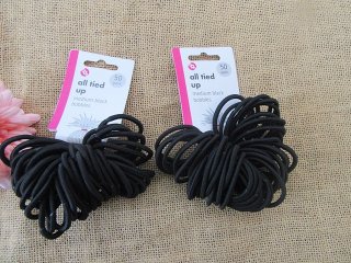 1Pc Elastic Hair Bands Black Bobbles Hair Ties