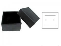 12 Black Kraft Ring Earring Jewelry Boxes Gift Box 5x5x3cm