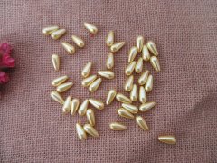 250g (430Pcs) Yellow Teardrop Simulate Pearl Beads Loose Beads 250g (430Pcs) Yellow Teardrop Simulate Pearl Beads Loose Beads