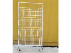 1X New Mobile 4 Tiers Brochure Book Magazine Display Rack 1X New Mobile 4 Tiers Brochure Book Magazine Display Rack