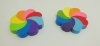 36Pcs New Funny Colorful Rainbow Windmill Design Erasers 36Pcs New Funny Colorful Rainbow Windmill Design Erasers