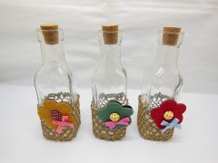 4X Message Bottle Storage Vase Wedding Decorations 16.5cm High
