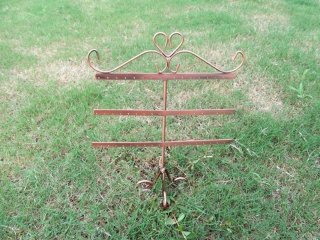 1X Copper 3-Layer Earring Ear Studs Display Stand