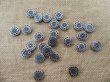 (image for) 100Pcs Round Disc Double Sided Sun Chakra Design Beads