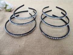 (image for) 1Pc Black Headbands Hair Band Hair Loop 0.8mm
